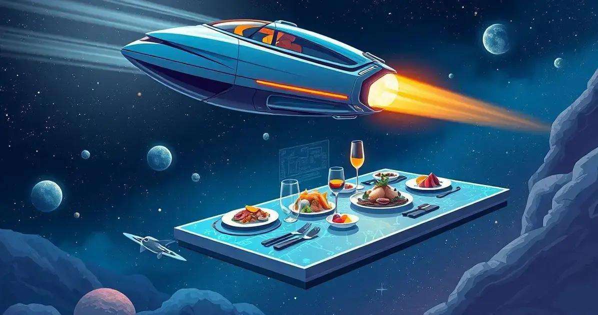 Delivery Interestelar: Como Seria um Jantar Gourmet no Espaço?