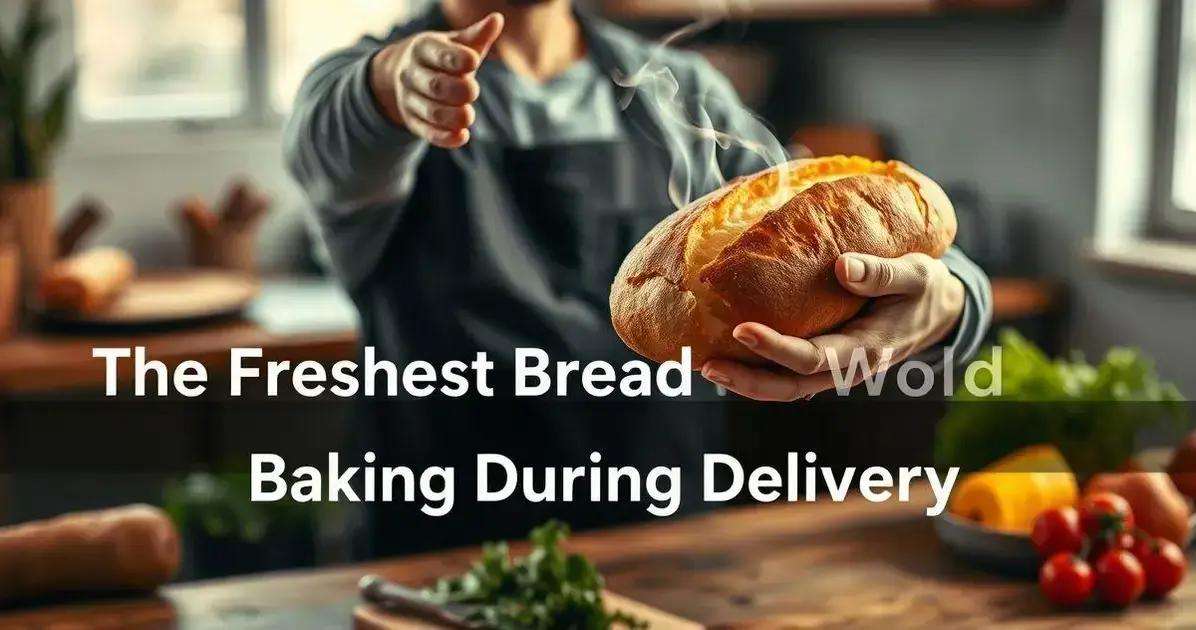 O Pão Mais Fresco do Mundo: Delivery que Assa o Produto Durante o Transporte