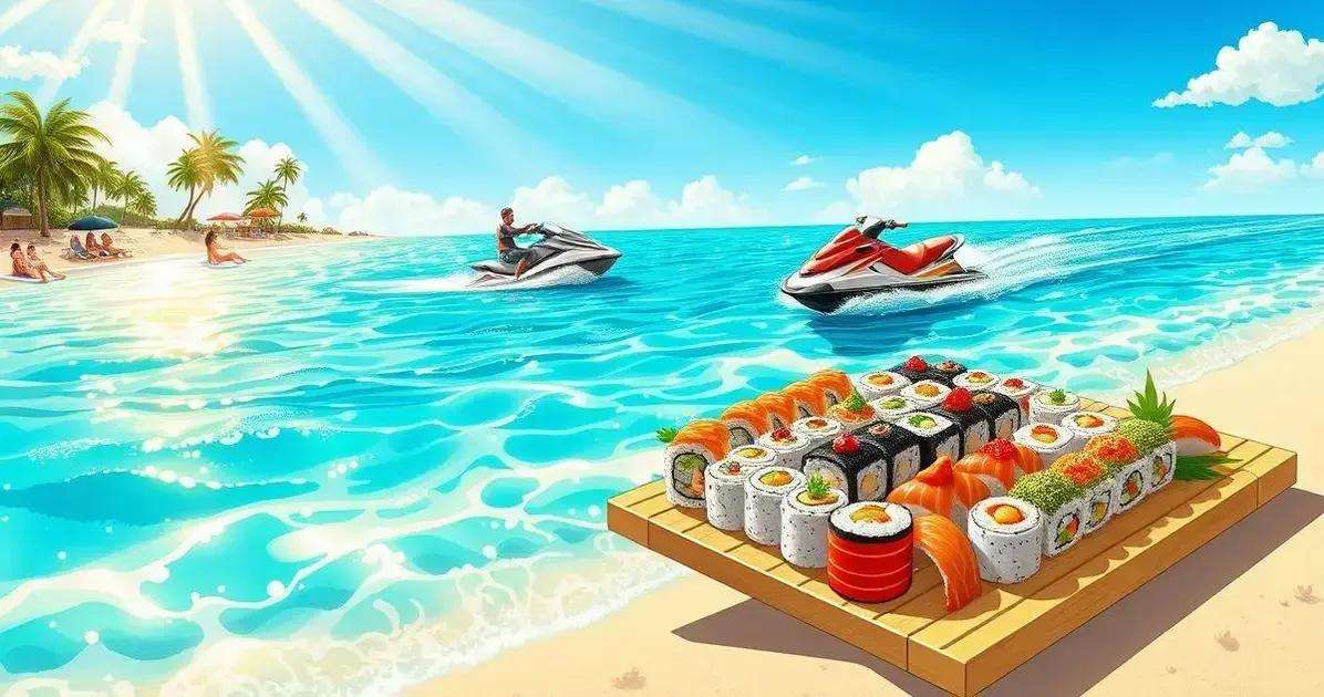 O Uber Eats Subaquático: Quando o Sushi Chega de Jet Ski na Sua Praia